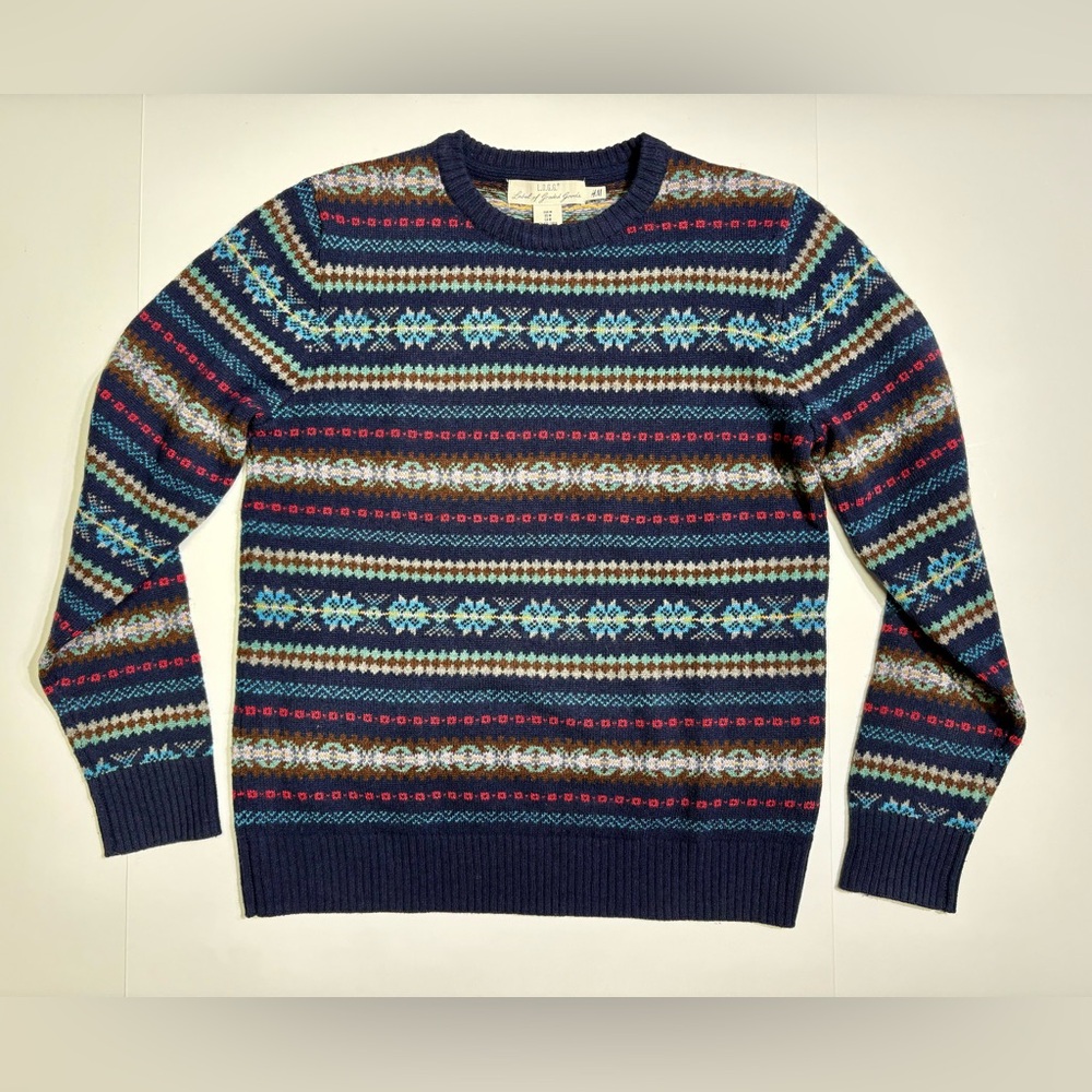 L.O.G.G. for H&M Men’s Wool Blend Christmas Sweater Size Medium